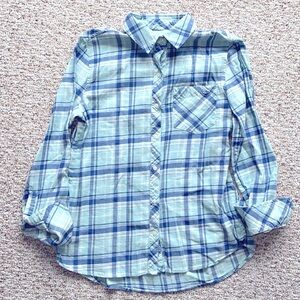 Vineyard Vines Blue Plaid Button Down Shirt